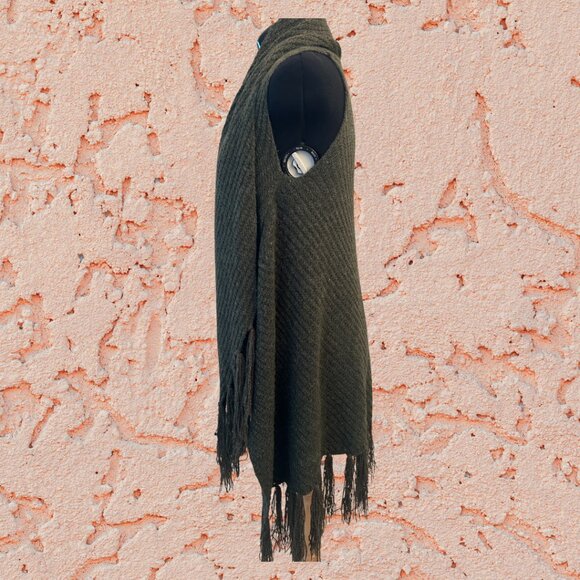 ✨ Chic Open-Front Long Vest Cardigan, Olive Green ✨ - Picture 3 of 7